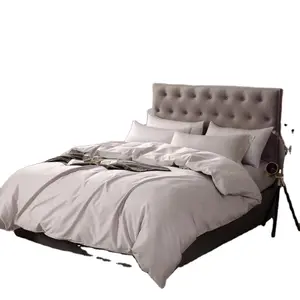 Natural Customized <strong>Bamboo</strong> <strong>Bedding</strong> Duvet Cover Bed Sheet Flat Sheet <strong>Set</strong> for Wholesale - Product Image 1