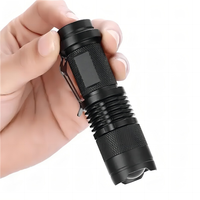 Mini lampe torche UV personnalisée avec logo, lumière noire LED UV 395nm, zoom en aluminium, lampe torche UV pour la détection des scorpions et des faux billets