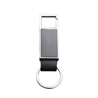 Porte-clés décapsuleur en métal, porte-clés en cuir PU, porte-clés en cuir, logo laser