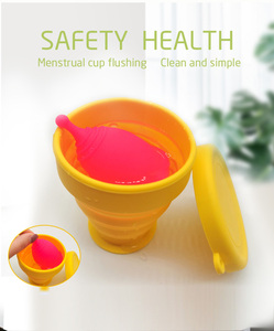 <span class=keywords><strong>Copa</strong></span> <span class=keywords><strong>Menstrual</strong></span> Plegable de Silicona Furuize OEM/ODM, 200 ml, Personalizable, Reutilizable, Libre de BPA, <span class=keywords><strong>Copa</strong></span> de Esterilización para el Periodo - Product Image 5