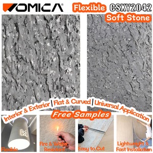 Revêtement mural flexible en pierre souple, quartz coloré, sable, lune, étoile, pour villa, hôtel, pilier, <span class=keywords><strong>dalle</strong></span> décorative - Product Image 1