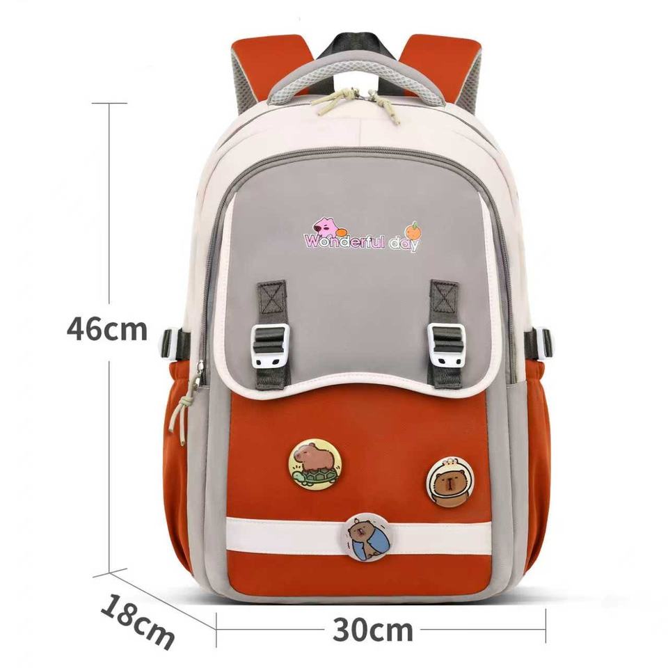 Multiple Color School Backpack Collegiate Color Block Girls Boys Custom ...