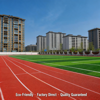 Piste d'entraînement respirante en caoutchouc PU double couche, homologuée IAAF, coût au mètre carré pour le marché américain (USA)