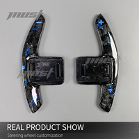 Kit de volant à LED à levier de vitesse en fibre de carbone véritable personnalisé pour Hyundai Elantra N I30 N I20N 2019-2025