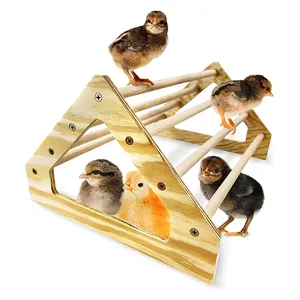 Cheap Large Coop Brooder Supplies Accessories Toys Chicken Perch Wood Toy