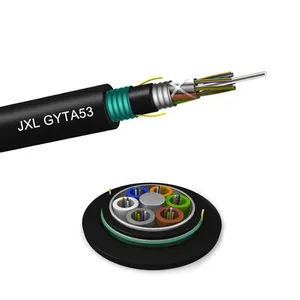 铠装电缆GYTA53户外光缆切割模式om1/om2/om3空中风管直接法APL防鼠工厂每米价格
