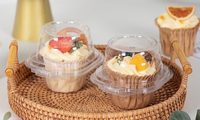 Boîte alimentaire carrée jetable en PET écologique pour salades et aliments pour animaux de compagnie – Taille et couleur personnalisables – Usage en magasin