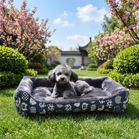 Lit pour chien de luxe XL personnalisé, écologique, toutes saisons, en forme de canapé, tapis, niche, couleur bonbon, pour chiots et grands chiens