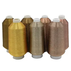 Pakistan thị trường thêu chủ đề đầy màu sắc Polyester ST/MS Loại kim loại sợi