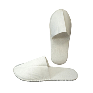 Pantofole Monouso per <span class=keywords><strong>Hotel</strong></span> con Motivo a Diamante in Rilievo, Suola Antiscivolo in EVA, Logo Personalizzato, Confezionate Singolarmente, Vendita all'Ingrosso - Product Image 1