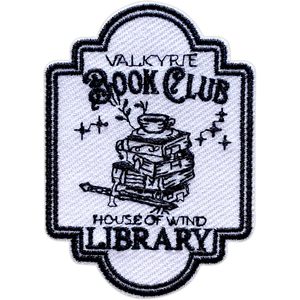 Parche Bordado Termoadhesivo de 3 Pulgadas del Club de Lectura ACOTAR para Gorras y Ropa - Product Image 1