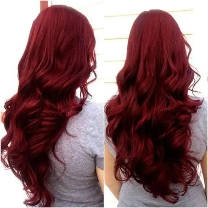 16-24 Inch Wig Hot Red Body Wave Hair Wigs Pre Plucked Malaysian Remy For Women Hair Wigs
