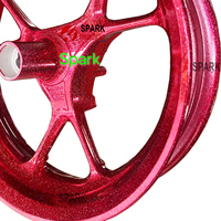 Revêtements en poudre Candy Sparking Metallic Red T036J Super Black Chrome Gold Smoke Grey Blue pink Purple Rose Gold Cooper