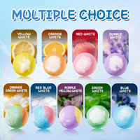 Boule de Bain Parfumée Myrtille (pour lavabo) 100g Non Emballée Nettoyante Nourrissante Parfum Naturel Mousse Riche