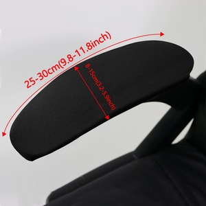 Housse de <span class=keywords><strong>chaise</strong></span> de jeu élastique en soie de lait de couleur unie Housse pour écouteurs Jeu d'ordinateur Internet Café Housse de <span class=keywords><strong>chaise</strong></span> compétitive Ensemble de 6 pièces - Product Image 5