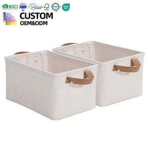 Metal Çerçeveli Kumaş Saklama Sepetleri, Raflar ve Raflıklar için Büyük Katlanabilir Saklama Kutuları, OEM ODM Toptan Satış - Product Image 1