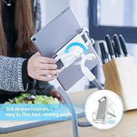 Support flexible pour tablette et téléphone en alliage d'aluminium - 360 °   Support universel rotatif pour téléphone portable