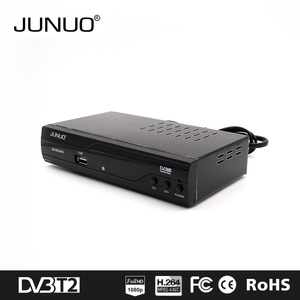 Junuo 2017 buena calidad H.264/H 265 HD fuerte decodificador de TV set top box DVB T2 checa - Product Image 3