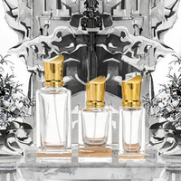 Flacon de parfum de luxe 30ml, flacon de parfum élégant 50ml 100ml, flacon de parfum en verre pour femme