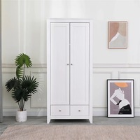 Ensemble de meubles de chambre à coucher moderne en MDF 4 pièces de haute qualité PB avec un grand espace de rangement pour la maison de campagne, l'appartement, l'hôtel