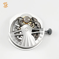 Skelett-Tourbillon-Uhrwerk, Modifiziertes Miyota 8215 Automatik-Mechanikwerk für Uhrenhersteller, Maßgeschneidert