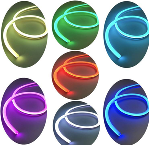 IP65 Waterproof 10x10mm LED <b>Neon</b> <b>Flex</b> 24V Cuttable Silicone Light Strip 2700K-6000K Color Temp CRI 80 for Commercial Lighting - Product Image 2