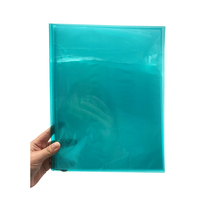 Logotipo personalizado promocional de plástico A4, 20 bolsillos, transparente, transparente, PP, Protector de hojas, carpeta de documentos