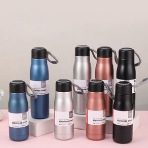 Wholesale Gym Sport Vacuum <b>Flask</b> Insulated Water <b>Bottles</b> Stainless Steel Thermos <b>Bottle</b> Portable Thermo Cup With Rope - Product Image 3