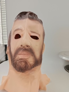 I <span class=keywords><strong>giovani</strong></span> di Halloween testa piena di testa scalza vecchio uomo copricapo in lattice Cosplay maschera a testa piena - Product Image 2
