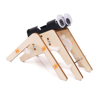 Kit de robot en bois à monter soi-même, robot bionique motorisé, modèle de robot rampant, jouet éducatif scientifique STEM pour enfants, cadeau