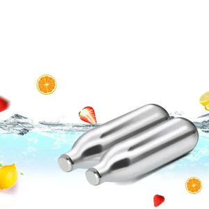 Cartucho de <span class=keywords><strong>CO2</strong></span> de acero de alta presión de 8g, suministro de fábrica, cargador de <span class=keywords><strong>CO2</strong></span> de soda para uso médico, cilindros de Gas - Product Image 2