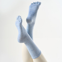 Chaussettes de sport de yoga et de Pilates à cinq doigts pour femmes, chaudes et confortables, prix de gros, personnalisables