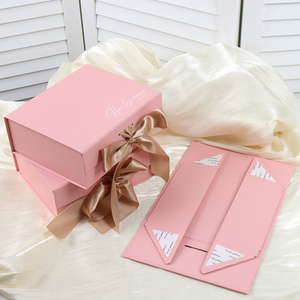 Luxury Custom Design Large pink Cardboard Gift <b>Box</b> for Valentine's Day - Product Image 2