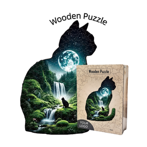 Rompecabezas de Madera con Diseño de Zorro Personalizado con Temática Galáctica e Impresiones de Constelaciones Estelares para Fanáticos de la Astrología y Amantes de la <span class=keywords><strong>Ciencia</strong></span> - Product Image 2