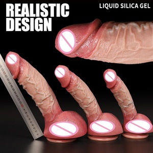 Últimos modelos de Dildos: Dildos metálicos manuales pequeños y largos para lesbianas, Mini Monsterdildo, Moldes, Normal Packer, Pantom para mujeres-LM-B501-3-L - Product Image 1