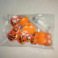 Batteriebetriebene Animierte Halloween Doppelstapel-Kürbis LED-Lichterkette Jack O'Lantern Wasserdichte Außendekoration für Feiertage