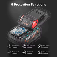 Paket Baterai Lithium-Ion Pengganti Victpower 18V 5.0Ah/6.0Ah untuk Perkakas Bor Tanpa Kabel 500 Siklus