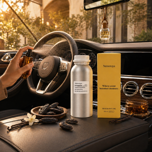 Huile parfumée pour voiture de haute qualité à la fève de tonka, parfum d'ambiance pur pour l'intérieur du véhicule, 500 ml, marque privée, fournisseur en gros, en vrac - Product Image 1