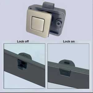 Keyless xử lý khóa cho RV và du thuyền Kẽm hợp kim Vuông Tường tủ và ngăn kéo push-khóa đồ nội thất phần cứng sản phẩm - Product Image 6