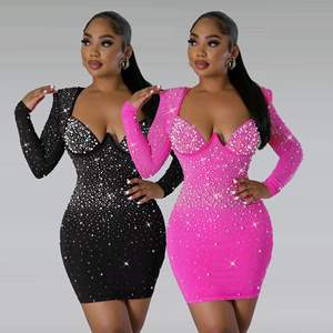 <strong>Birthday</strong> <strong>Outfit</strong> Woman's Clothes Mini Sequin Dress <strong>Modest</strong> Spandex Prom Dresses 2024 Elegant for Party - Product Image 1
