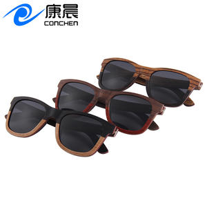 Gafas de Sol de Madera Unisex con Lentes Polarizadas TAC UV400, Montura Ovalada Clásica, Cómodas, a la Moda, Protección Solar - Product Image 5