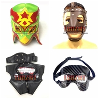 Masques de cosplay d'Halloween pour Mick Foley Rey Mysterio Lucha Libre Party Headgear Pullover Role-Play Adult Kids Wrestling Mask