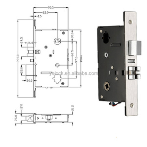 Rf103 không thấm nước điện tử 13.56MHz thẻ bền Key chống trộm nhà trọ nhà khách thép không gỉ RFID khóa cửa khách sạn - Product Image 5