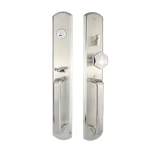 ROEASY Set completo di alta qualità in acciaio inossidabile Privacy porta di sicurezza leva di ingresso mortasa serrature per maniglie dell'hotel