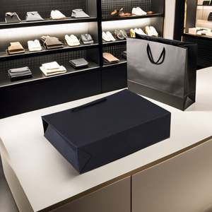 Sacs de marchandises en papier kraft robustes et personnalisables, recyclables, avec impression offset - Product Image 3