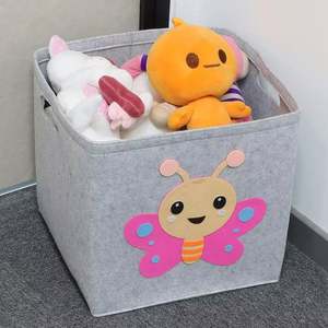 2024 salle de bain pliant organisateur vêtements coton panier salle de bain pliant organisateur vêtements coton panier rectangulaire panier - Product Image 3