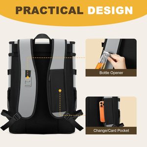 35 Can Insulated <b>Backpack</b> Cooler Leakproof Soft <b>Lunch</b> Ice <b>Bag</b> - Product Image 4