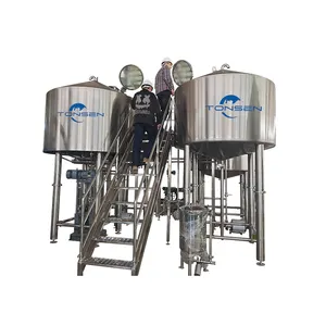 2000 L 4Vessel Stainless steel combined brewhouse Turnkey Project Of Brewery Whole Set beer brewing equipment 20HL