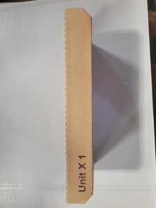 Cajas de cartón corrugado blancas y marrones con asas portátiles para mudanza y entrega Embalaje práctico de productos - Product Image 2