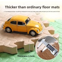 Tapis de sol emboîtables au design créatif avec une grande élasticité pour l'espace de ramper des bébés